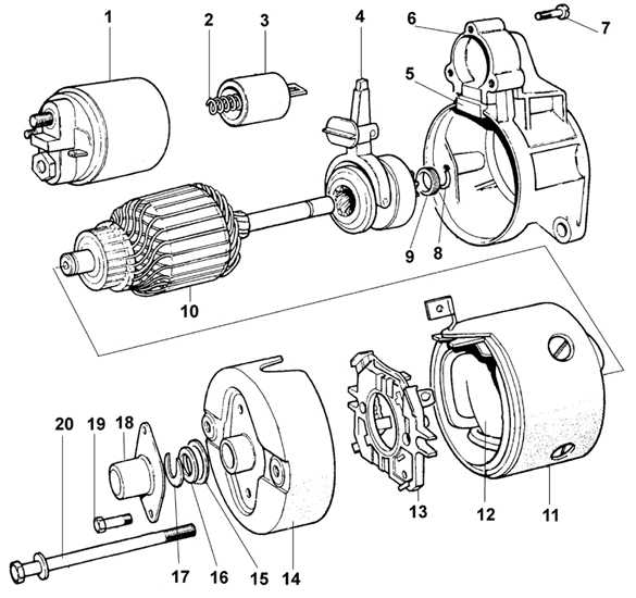 Разборка и сборка стартера Ford Scorpio