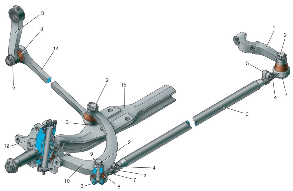 Замена шкворня и втулок шкворня ГАЗ 2705