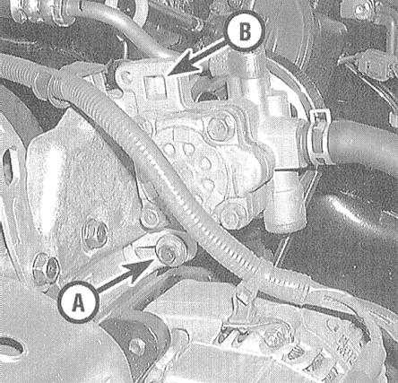 Проверка состояния, регулировка усилия натяжения и замена приводных Honda Accord