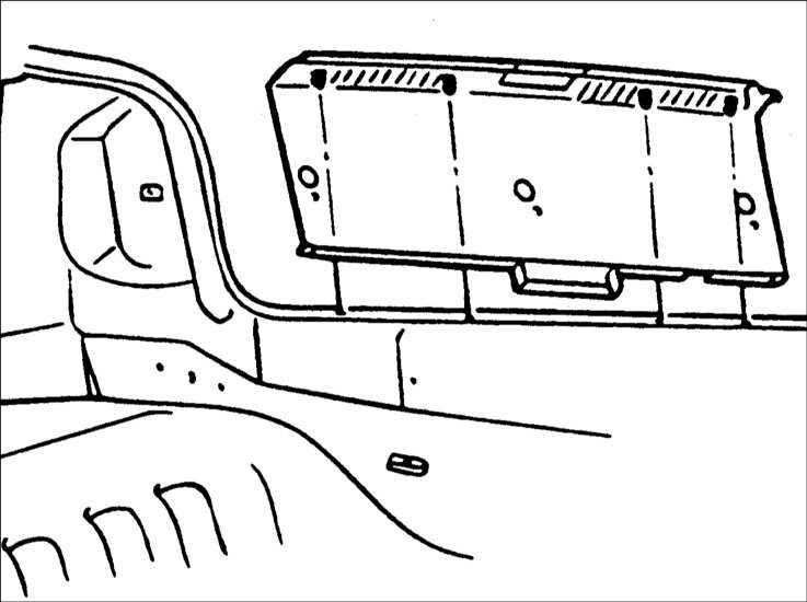 Обивка багажника Hyundai Accent