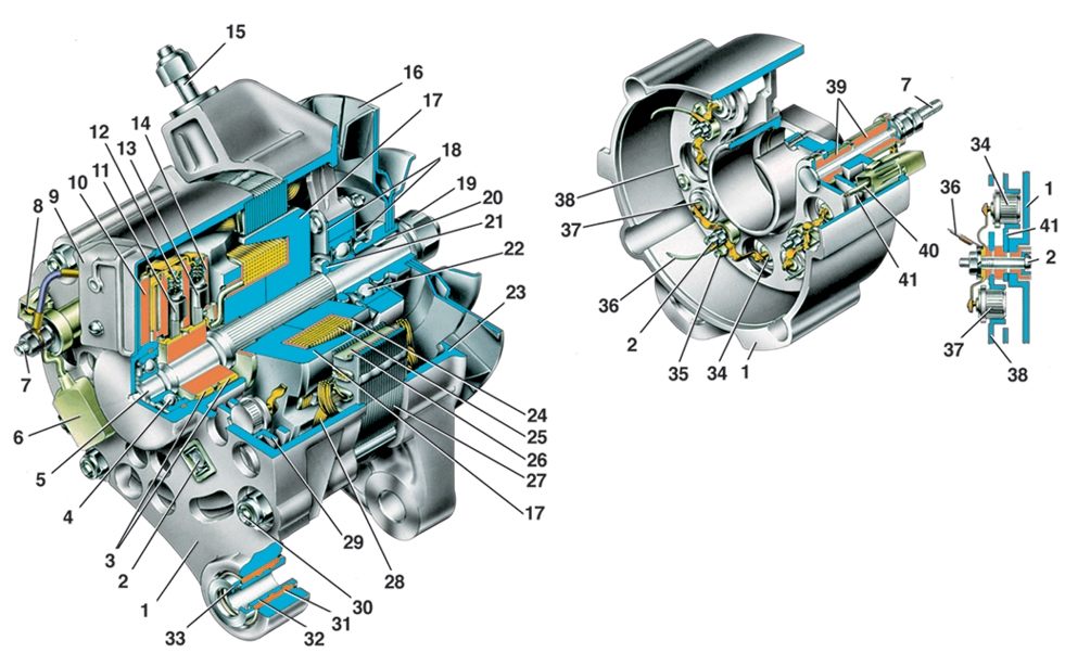 Электрооборудование автомобиля модели 21261-030 Иж Фабула
