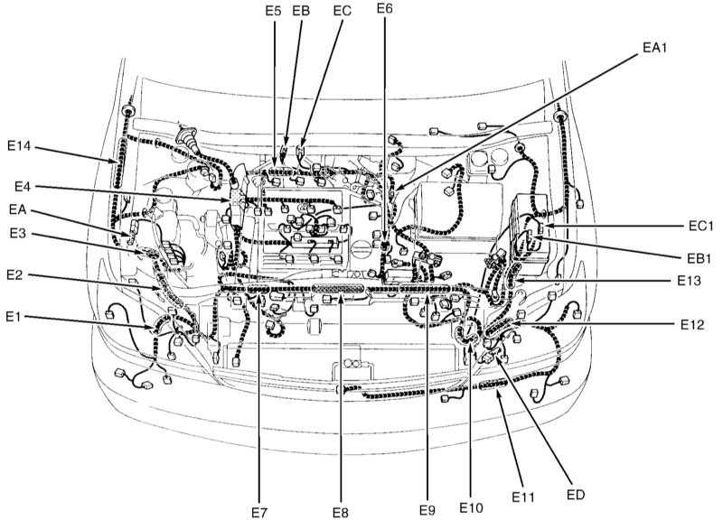 Принципиальные схемы электрических соединений Lexus RX300