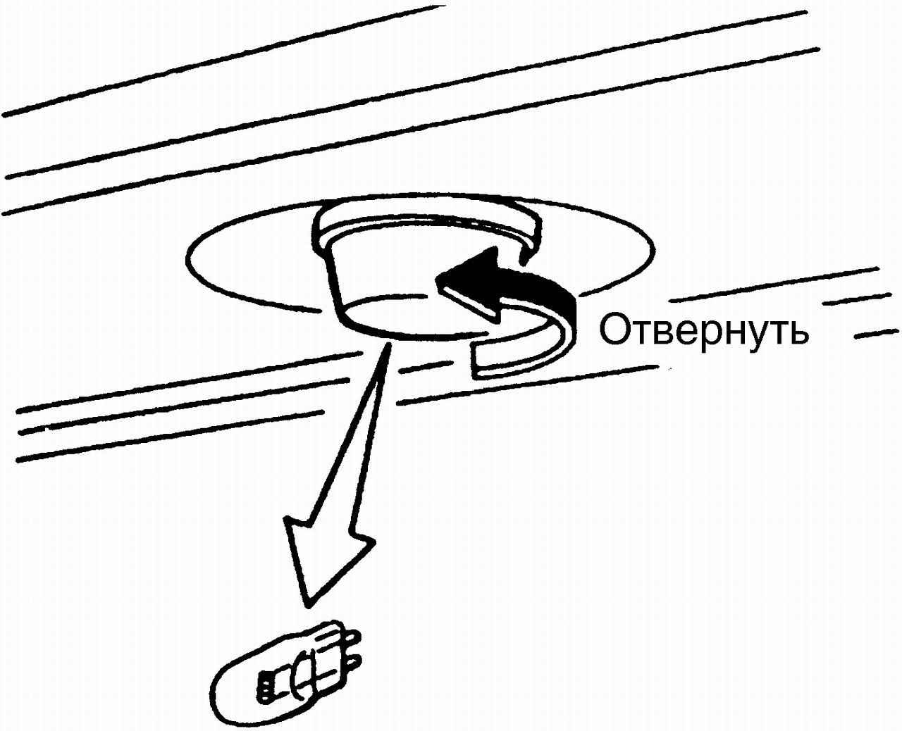 Замена ламп подсветки, освещения багажника, под капотом и дополнительного стоп-сигнала Nissan Almera