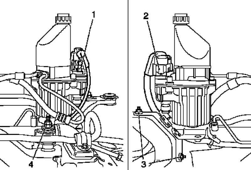 5.3.4 Замена рулевого механизма (ZF) Opel Astra