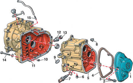 Разборка коробки передач Volkswagen Golf II