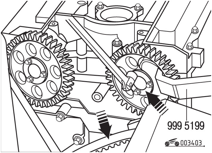 Снятие головки блока цилиндров Volvo S40
